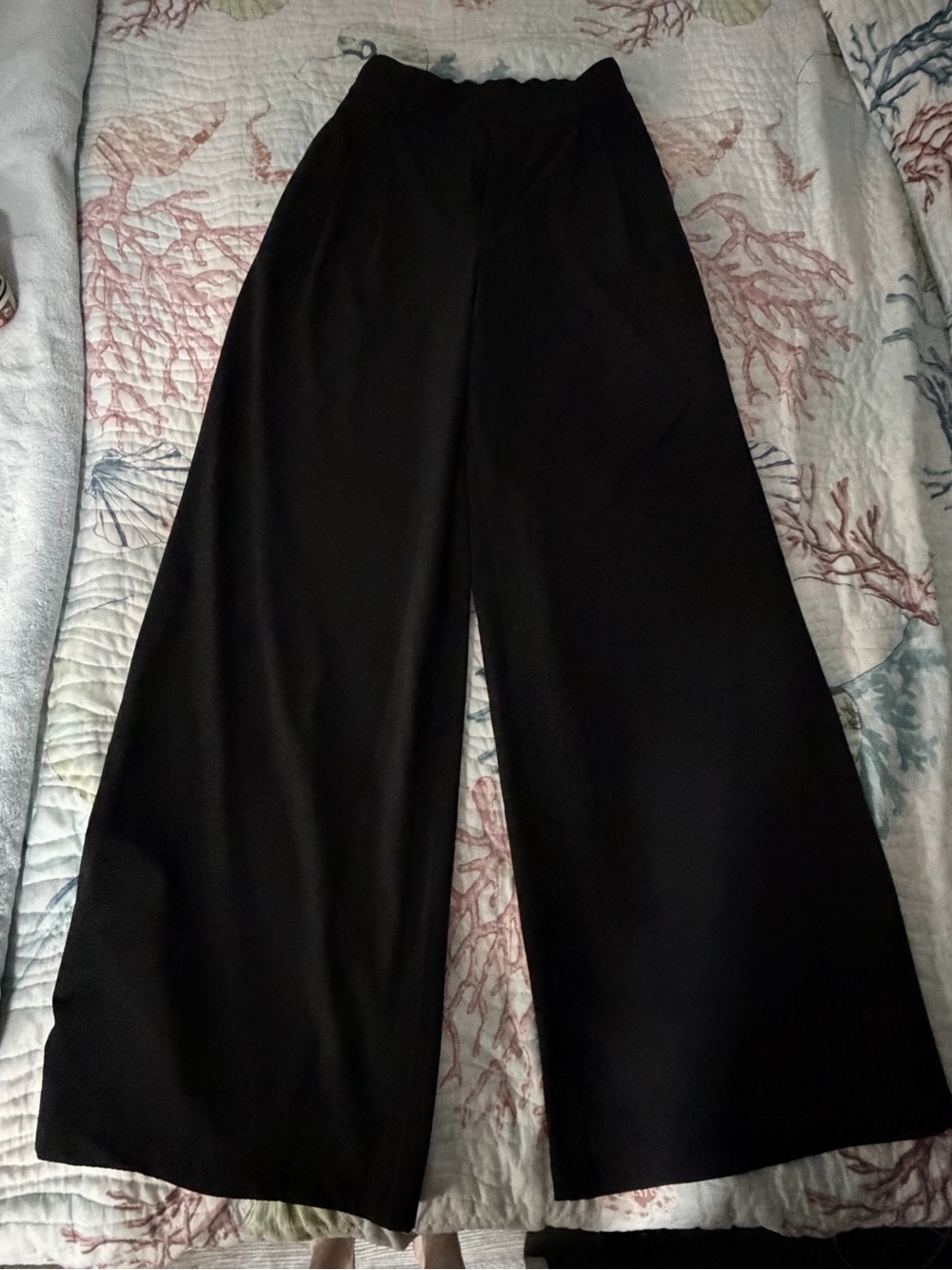 ALO Yoga Black Wide-Leg Palazzo Pants